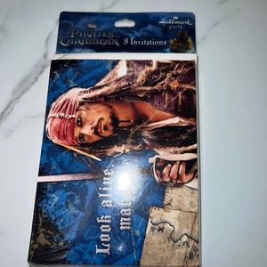 disney pirates of the caribbean 8 party invitations NEW
